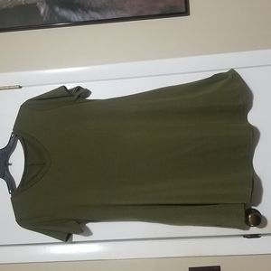 Olive color Unbranded dress with pockets!